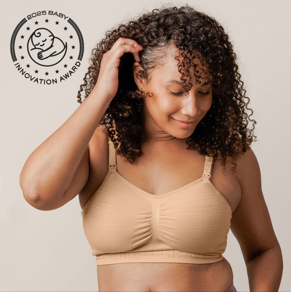 Kindred Bravely Sublime Bamboo Hands-Free Pumping Lounge & Sleep Bra Busty Super